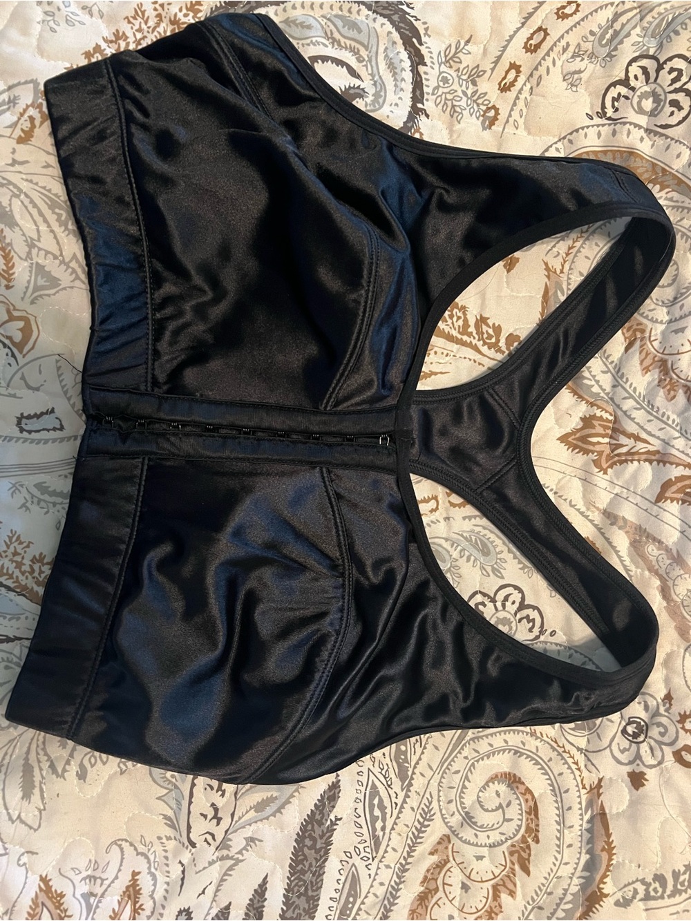 ENELL sports bra in black, size 2